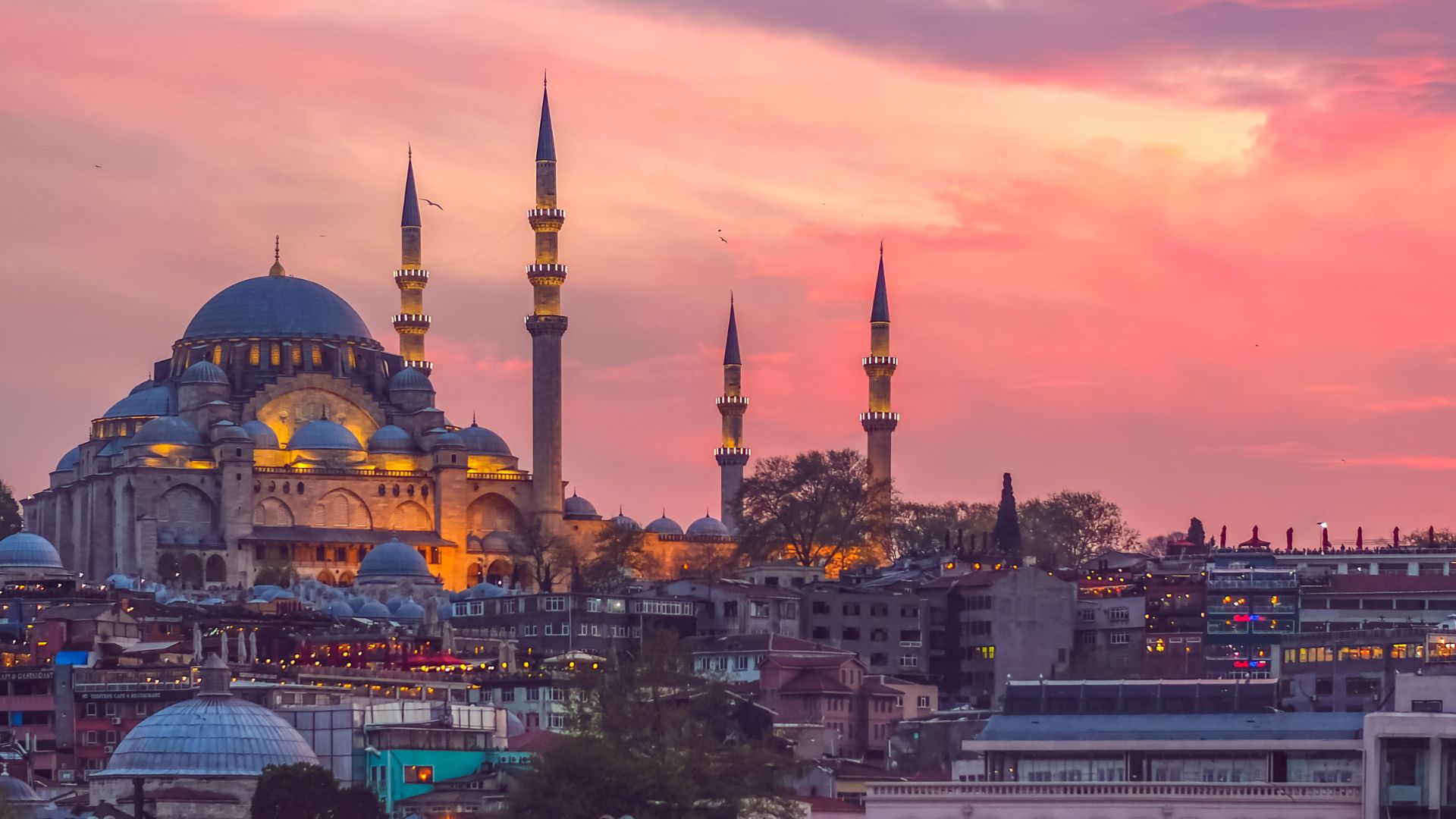 Turkey at sunset